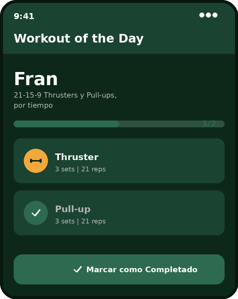 Fitzon - WOD del día